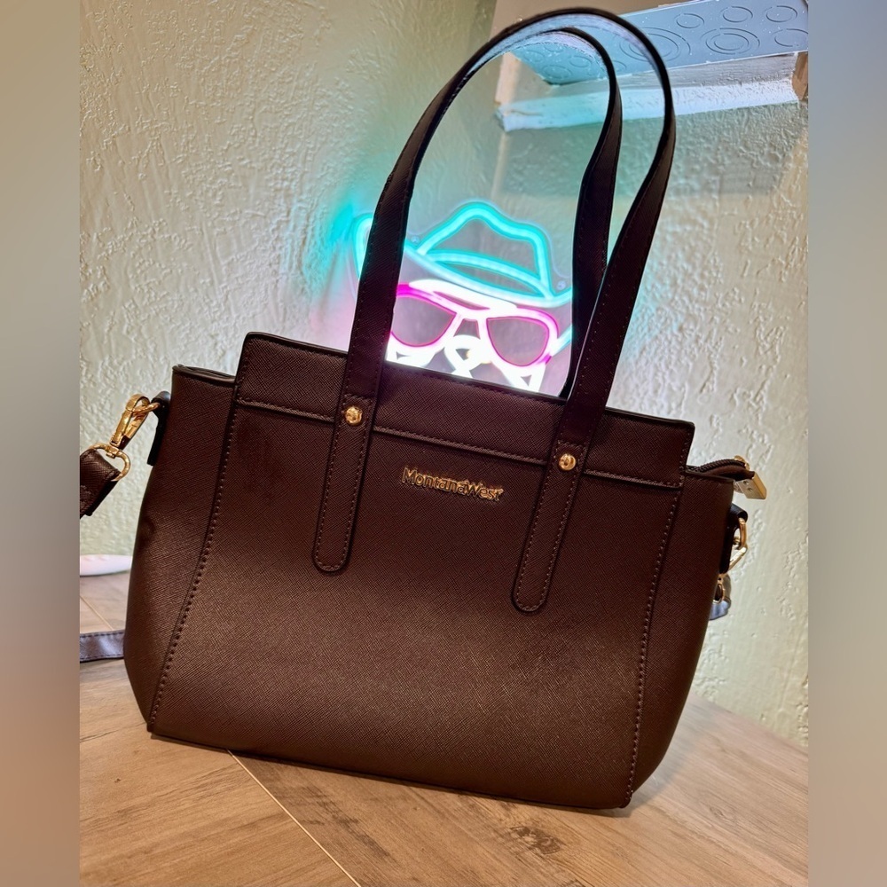 Montana West Dark Brown Purse